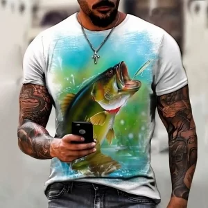 Camisa Camiseta PESCA Confortável e Estilosa