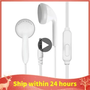 Fones de Ouvido Intra-Auriculares Brancos para Samsung Galaxy S6