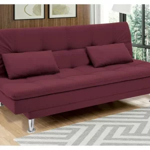 Sofá-Cama Casal Reclinável Suede Yasmin