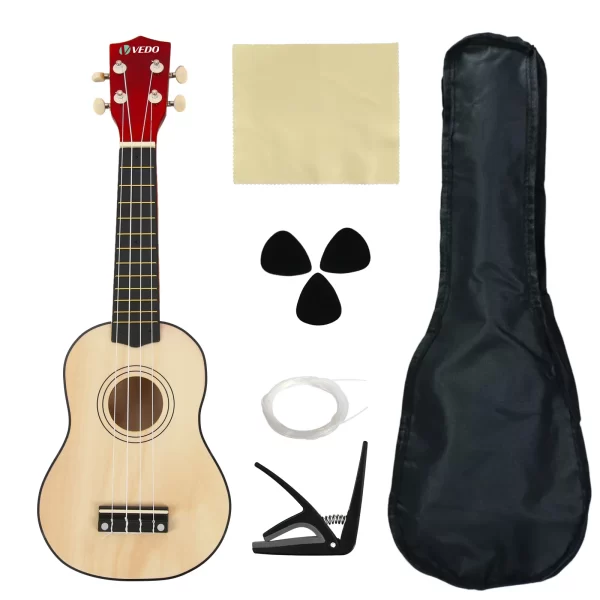 23 Polegada ukulele basswood acústico náilon 4 cordas ukulele baixo instrumento musical para jogadores iniciantes instrumento musical - Imagem 2