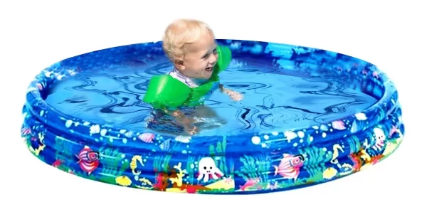 Piscina Inflável Redonda Infantil Praia Casa Verão Kids 300L - Imagem 2