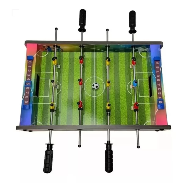 Futebol De Mesa Pebolim Totó Com Bolas E Placar De Gols- Brava - Imagem 3