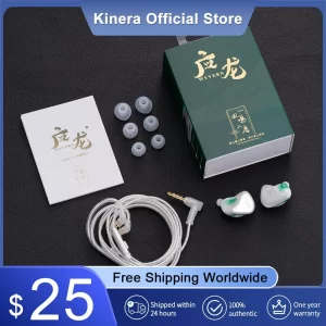 Fone de Ouvido Intra-Auricular Kinera Celeste Wyvern com Microfone Removível