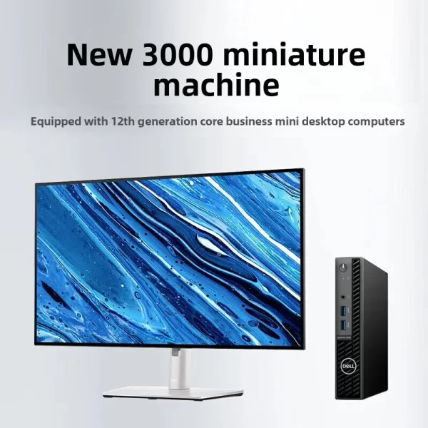 Mini computador escritório uso comercial opt 3000mff computador desktop 500gb disco rígido 8gb memória china origem continental