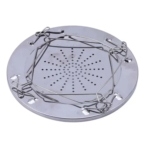 Simples portátil de aço inoxidável torradas rack de acampamento ao ar livre torradeira dobrável portátil grill multi-purpose fogão grill alta qualidade - Imagem 6