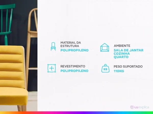 Cadeira de Polipropileno Empório Tiffany - Imagem 2