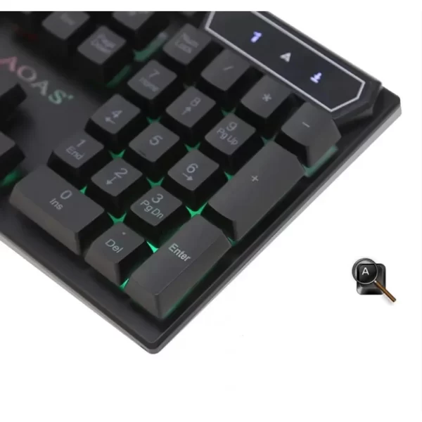 Kit de teclado e mouse gamer M300 Português Brasil de cor preto - Imagem 5