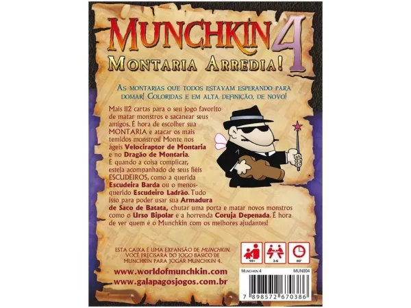 Jogo Munchkin 4: Montaria Arredia Galápagos - Imagem 6
