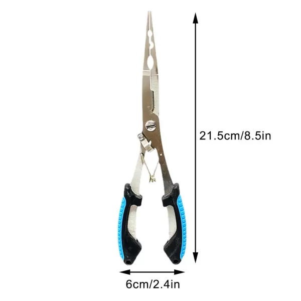 Alicador Multi-Funcional Linha de Pesca, Alicador de Peixe, Ergonomia, Antiderrapante, Alta Resistência, Ganchos Amarrados, Equipamento de Pesca, Linha de Pesca - Imagem 6