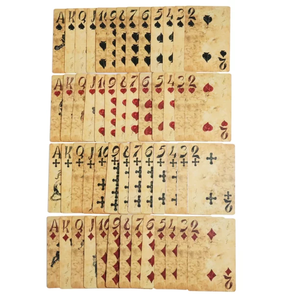 Cartas de jogo de rei pirata, baralho de cartas de ponte de estilo vintage, 60x90mm, cartas de jogo de tabuleiro de pôquer - Imagem 6