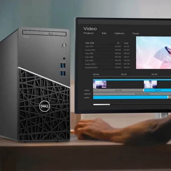 Computador comercial para uso em escritório, host principal, pc de mesa, disco rígido de 500 GB, memória de placa gráfica de 8 GB para empresa comercial