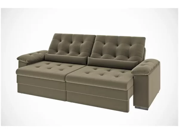 Conjunto de Sofás 2 e 3 lugares Retrátil Reclinável Suede Phormatta Colômbia SMP - Imagem 4