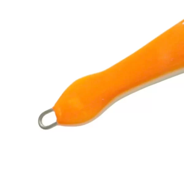 Isca Artificial Japonesa Para Pesca de Robalo NS JIG PAC 280GR 12,5CM LARANJA/GLOW - Imagem 4
