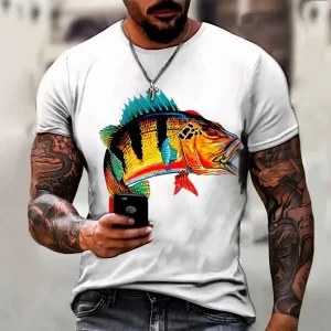 Camiseta para Pesca em Poliéster