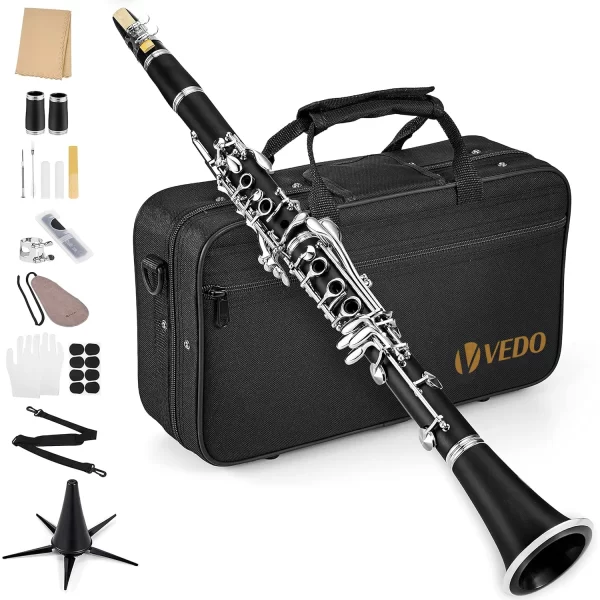 Clarinete bb 17 teclas 6 anéis blackwinds clarinete profissional instrumentos musicais de sopro com saco de acessórios