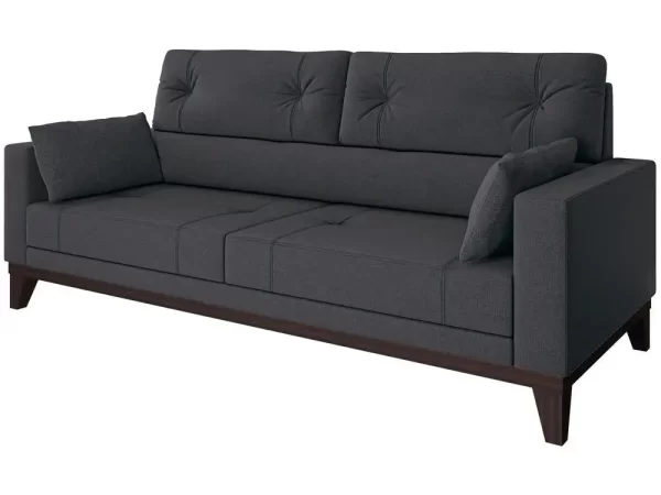 Sofá 4 Lugares Suede Cannes Linoforte - Imagem 4