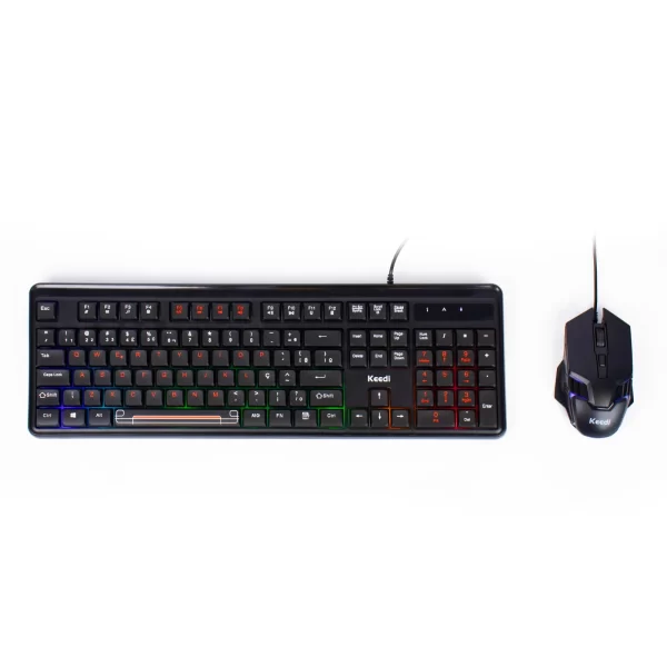 Teclado RGB Kit Teclado De Computador, USB, LED, Membrana Colorida, Notebook, PC, TEC813