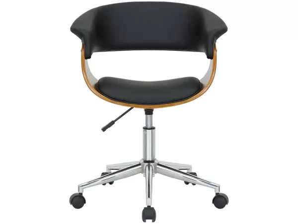 Cadeira de Escritório Executiva Giratória Preta DSG-002 Otello - Imagem 2