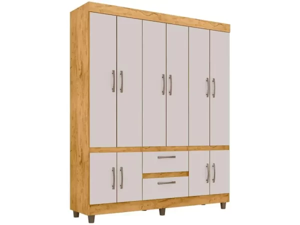 Guarda-roupa Casal 10 Portas 2 Gavetas Araplac Coimbra