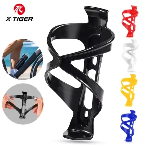 X-TIGER suporte para garrafa de água de bicicleta, leve e forte, suporte para garrafa de bicicleta, acessórios para bicicletas de montanha e estrada