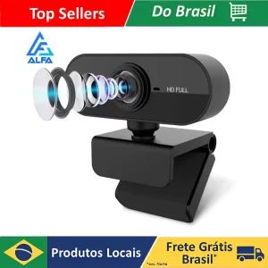 Webcam HD Full 1080P com Visão 360º