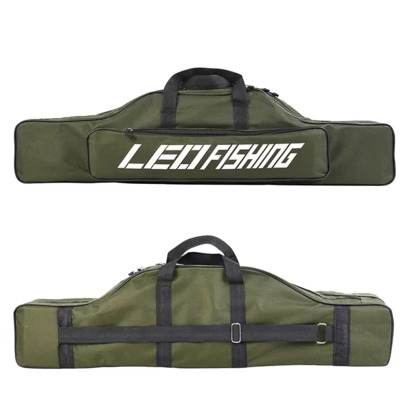 1 pçs dupla camada barriga grande 80cm/31.5 polegada saco de pesca do mar vara de pesca saco dobrável vara de pesca saco ferramenta de pesca stora - Imagem 4