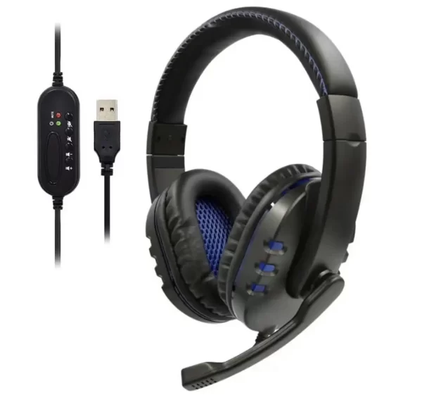 Fone De Ouvido Gamer Headset P3 Bass Microfone Pc Jogos - Imagem 3
