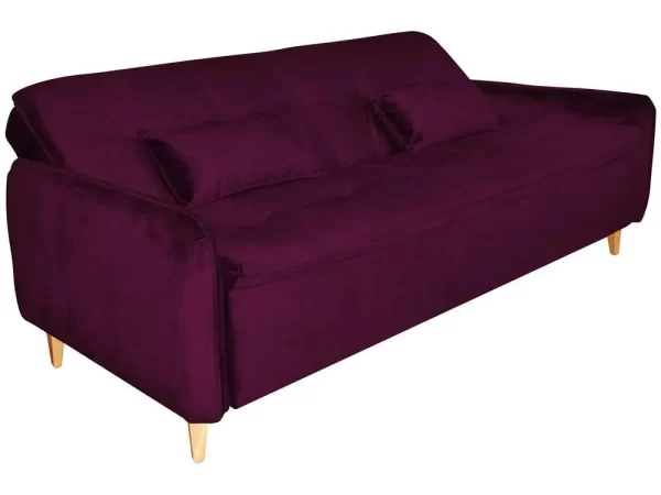Sofá-cama Casal 3 Lugares Reclinável Suede Matrix Donna - Imagem 4