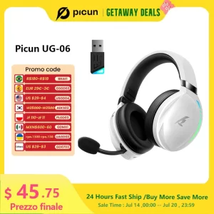 Kofire UG-06 Headset Gamer Sem Fio Baixa Latência