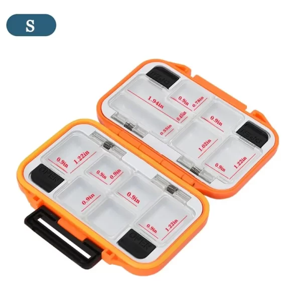 Caixa de equipamento de pesca à prova dwaterproof água acessórios de pesca caixa de armazenamento de ferramentas gancho de peixe isca caixas de isca falsa carpa para produtos de pesca - Imagem 4