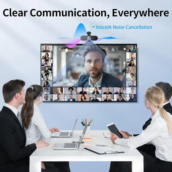 4k webcam autofoco 1080p 60fps câmera de vídeo para computador pc web cam emeet nova usb 4k mini câmera com microfones para conferência/reunião, Entrega local no Brasil, frete grátis e isenção de impostos - Imagem 4