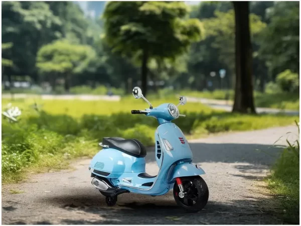 Moto Elétrica Infantil 12V Vespa Bandeirante - Imagem 2