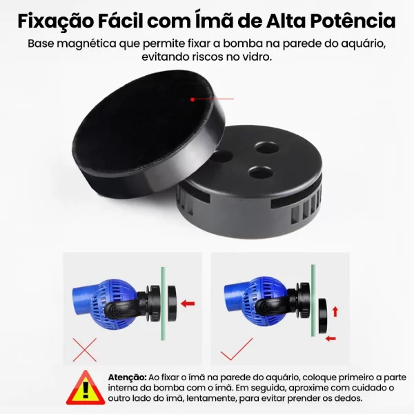Newpet Bomba Wave Maker para aquário Bomba de água Wavemaker Bomba aeróbica submersível Bomba de circulação de água para surf 110V/220V - Imagem 3