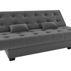 Sofá-cama 3 Lugares Reclinável Veludo Matrix Laila