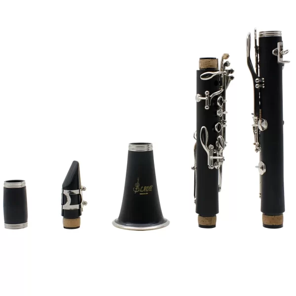 SLADE Clarinete Profissional 17 Chave Bb Clarinete Plano Tubo de Instrumento Baquelite Clarinete com Caso Alça Almofadas Acessórios Aparador - Imagem 5