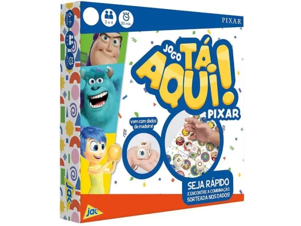Jogo Tá Aqui Tabuleiro Pixar Jak