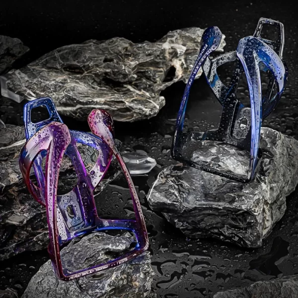 Suporte de chaleira de bicicleta, suporte de copo de cor dupla, equipamento de acessórios de ciclismo, suporte de copo de mountain bike de bicicleta - Imagem 3