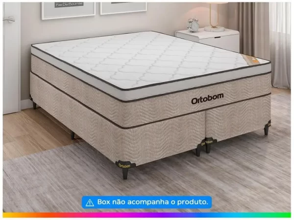Colchão Queen Ortobom de Molas Ensacadas 30x158x198cm New Ortotech - Imagem 4