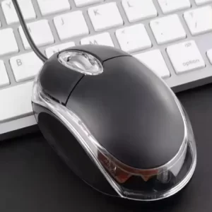 Mouse USB Óptico com Fio para Computador