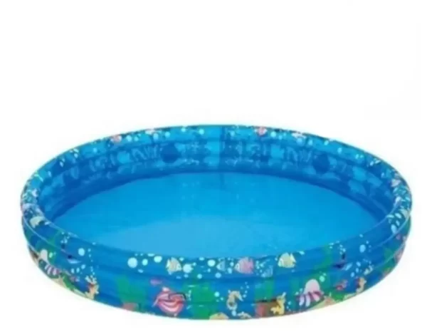 Piscina Inflável Redonda Infantil Praia Casa Verão Kids 300L