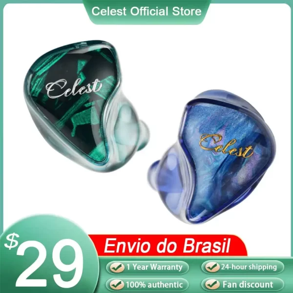 Kinera celest wyvern qing fone de ouvido intra-auricular monitor iem com fio fone de ouvido de alta fidelidade com cabo de microfone fones de ouvido para jogos fone de ouvido de áudio