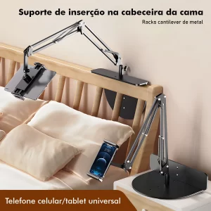 Suporte Ajustável para Celular e Tablet com Braço Articulado