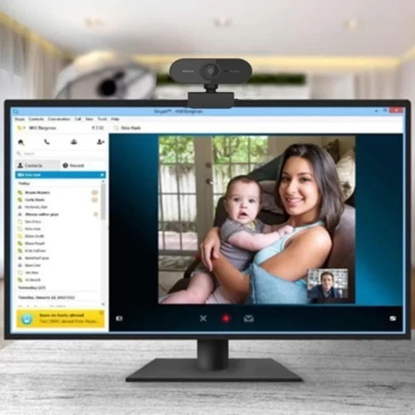 Hd Full 1080P Câmera Webcam Para Computador Visão 360o - Imagem 3