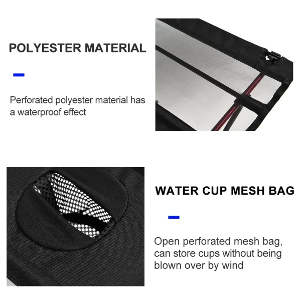 Widesea acampamento mesa dobrável turista piquenique pliante jantar dobrável móveis de viagem equipamentos suprimentos turismo pesca ao ar livre - Imagem 5