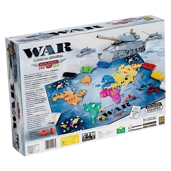 Jogo de Tabuleiro War Original Edição Especial Grow - 01253 - Imagem 3