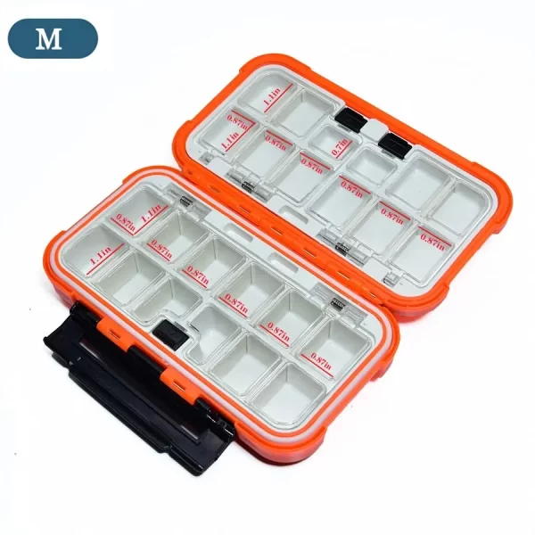 Caixa de equipamento de pesca à prova dwaterproof água acessórios de pesca caixa de armazenamento de ferramentas gancho de peixe isca caixas de isca falsa carpa para produtos de pesca - Imagem 5