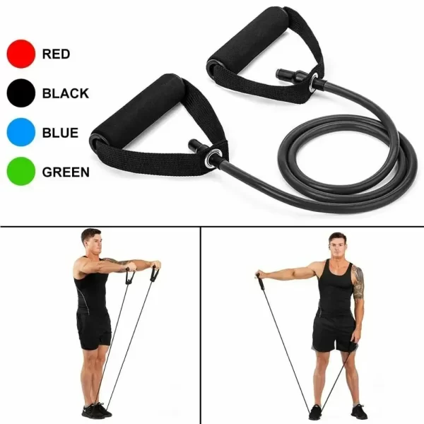 Faixas de Resistência com Alças para Yoga e Fitness - Imagem 2