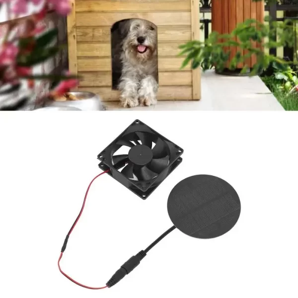 Ventilador solar para estufa, galinheiro, ventilador solar, dispositivo de ventilação para galinhas, casas para cães, estufas para animais de estimação, jardins ip65 - Imagem 6
