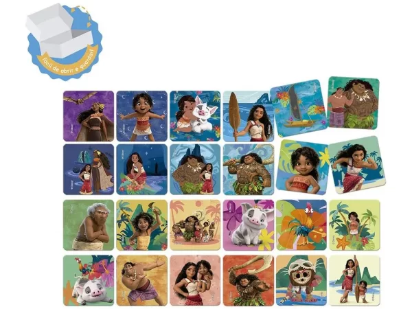 Jogo de Memória Disney Jak Moana 2 - Imagem 3