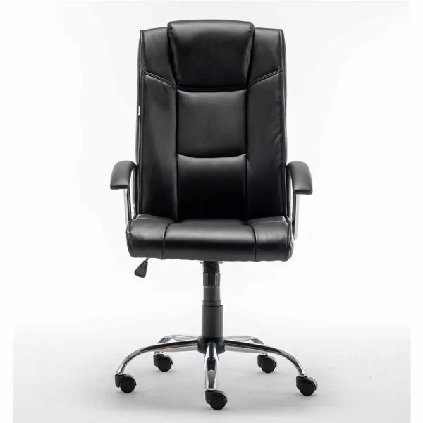 Cadeira Office FX-9 President, Classe 2, Metal Cromado, Couro Sintético - FlexInter